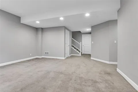 a view of an empty room