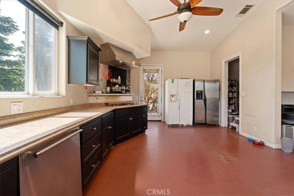 39875 Bautista Road Anza, CA 92539 - Photo 12 of 44 a view of a kitchen with a sink and a window