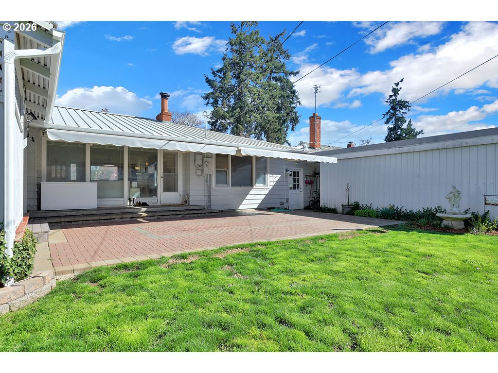 1355 Juniper Street Junction City, OR 97448 - Photo 42 of 45 a view of a house with backyard and porch