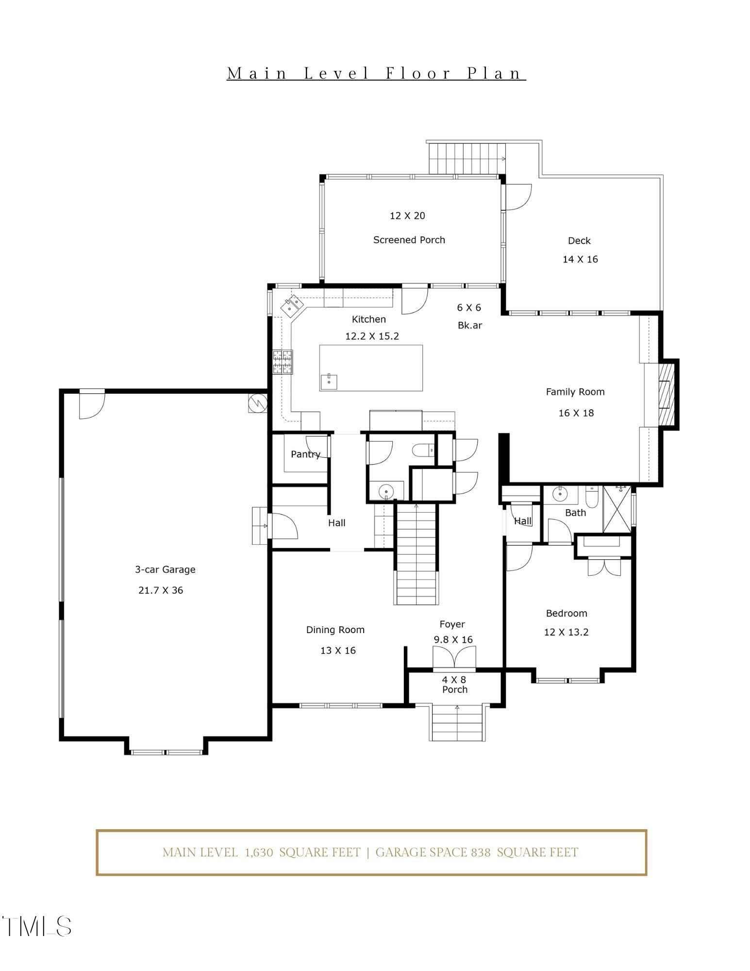 5003 Pomfret Point Raleigh, NC 27612 - Photo 73 of 75 Floor Plan
