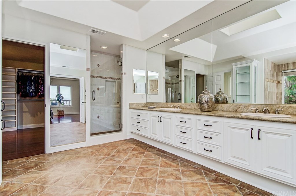 30 Coronado Pointe Laguna Niguel, CA 92677 - Photo 28 of 50 master bathroom with large tub and walk-in shower