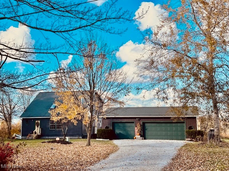5511 Monroe Center Road Conneaut, OH 44030 - Photo 1 of 39 View of front of home with a garage