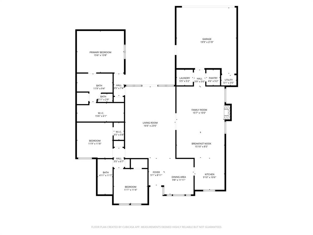 1516 Ryan Road Sulphur Springs, TX 75482 - Photo 3 of 37 a picture of floor plan