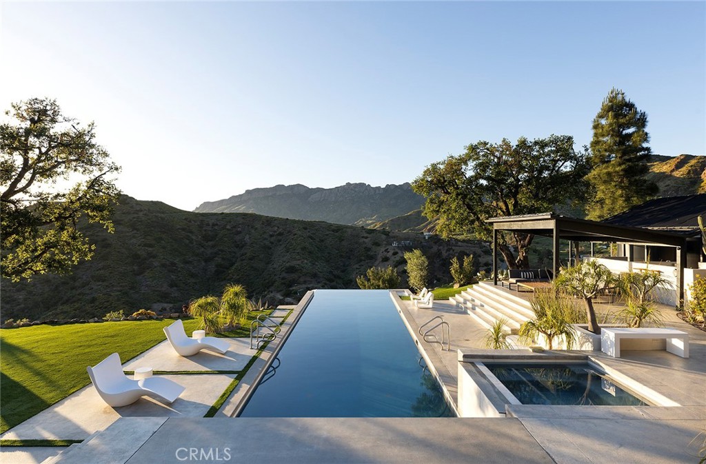 12530 Stagecoach Road Malibu, CA 90265 - Photo 31 of 45 swimming pool view with a seating space
