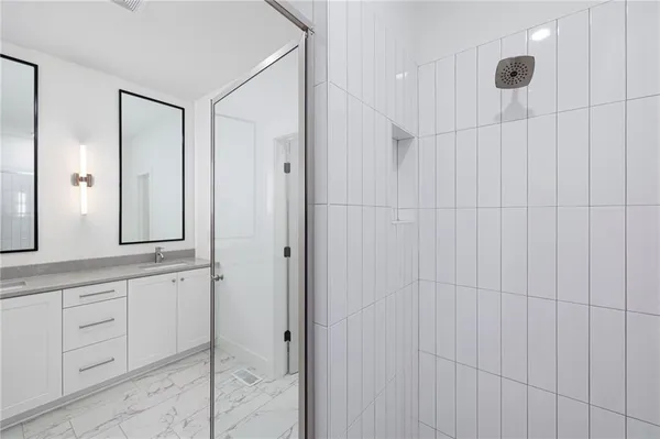 a view of empty room