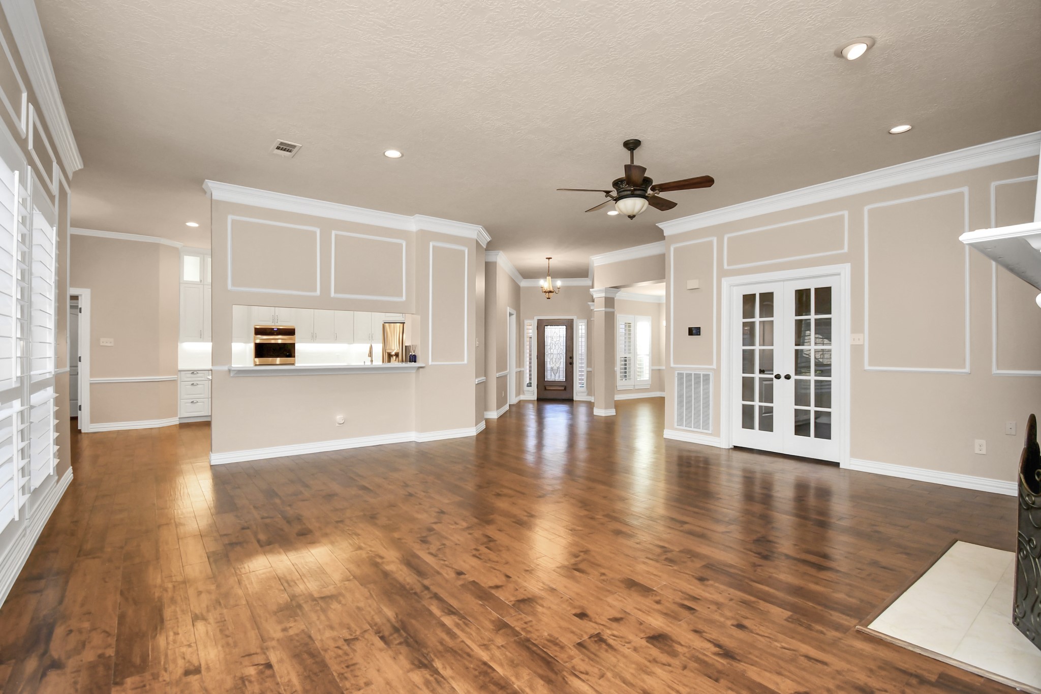 4411 Walham Court Houston, TX 77345 - Photo 10 of 46 a view of a kitchen with a sink and a window