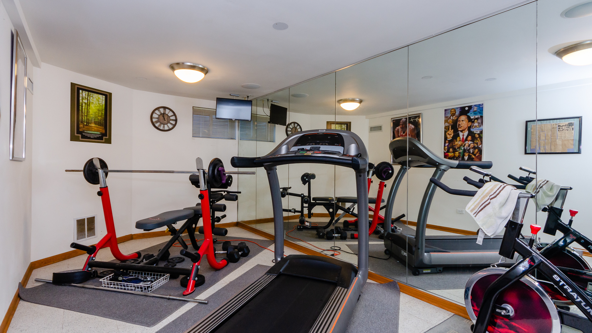 940 Gannon Drive Hoffman Estates, IL 60169 - Photo 19 of 20 a view of a room with gym equipment