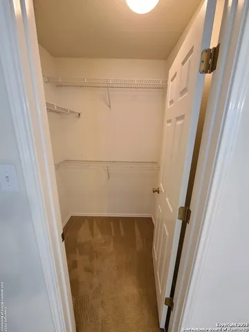 a view of walk in closet