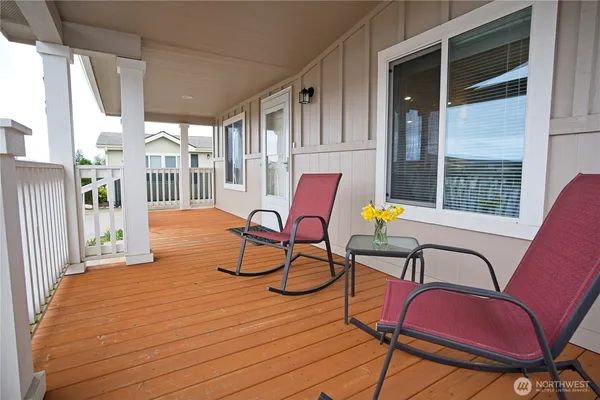 a outdoor space with chairs
