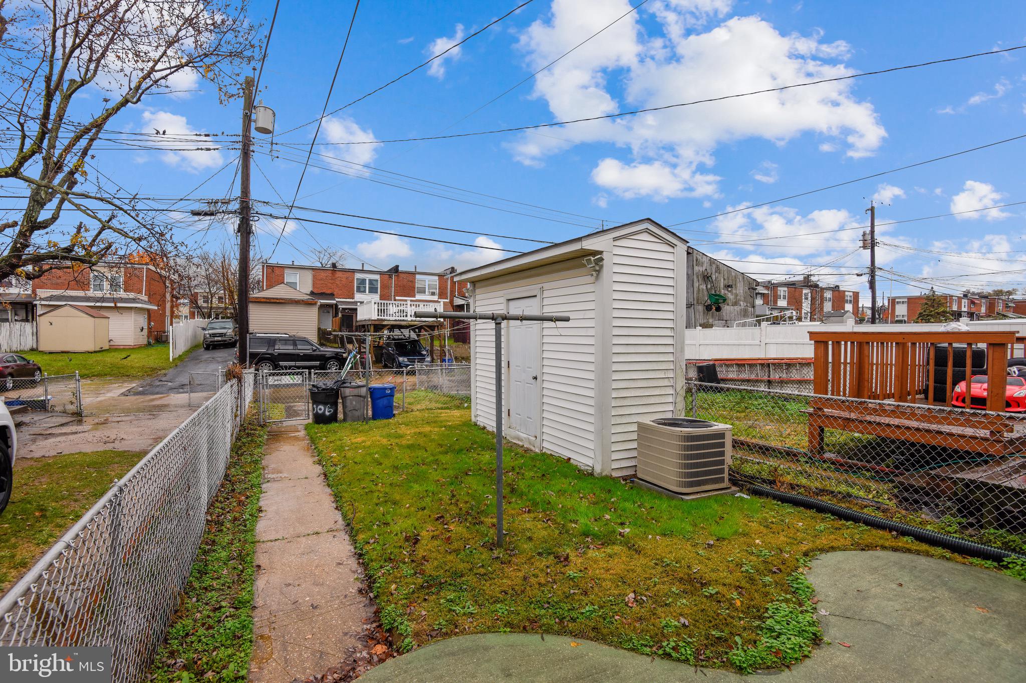 8025 Lansdale Road Baltimore, MD 21224 - Photo 9 of 36 spacious back yard!