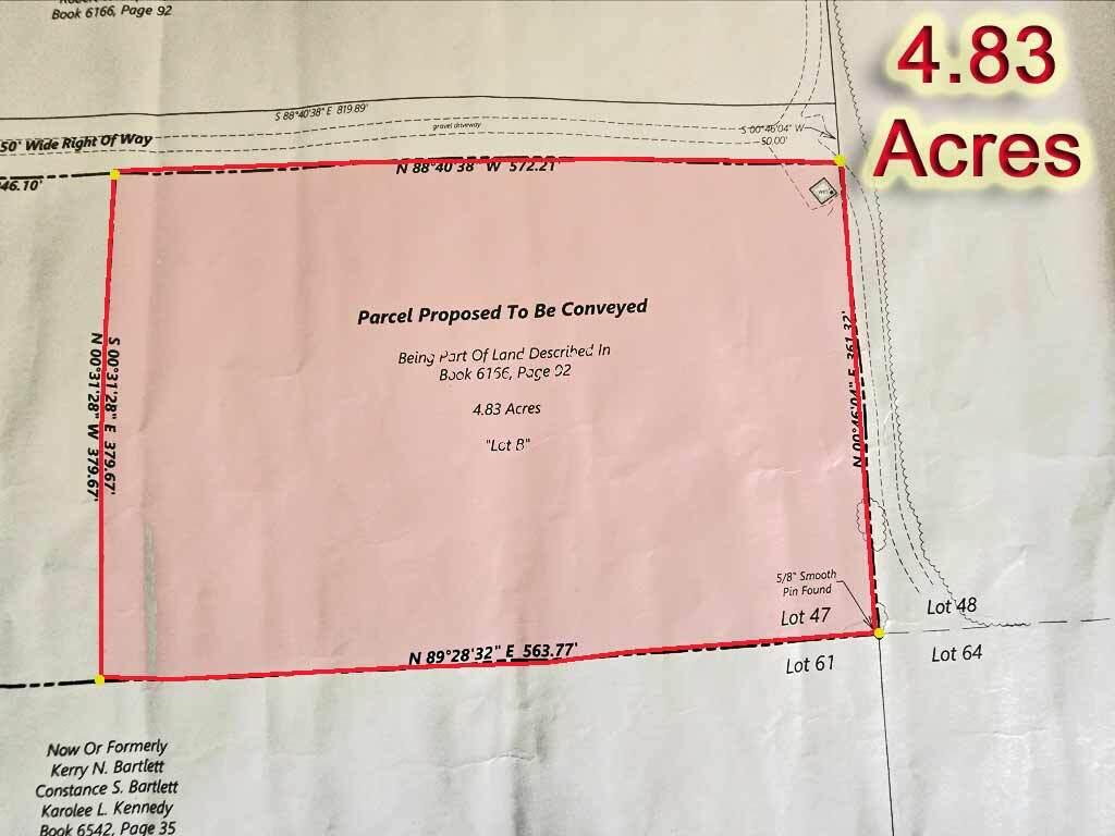 Lot B Thompson Settlement Road Oakfield, ME 04763 - Photo 17 of 18 map-me-land-surveyed