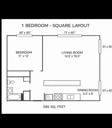 $1,500 | 746 West Main Street, Unit 206, Madison, WI 53715