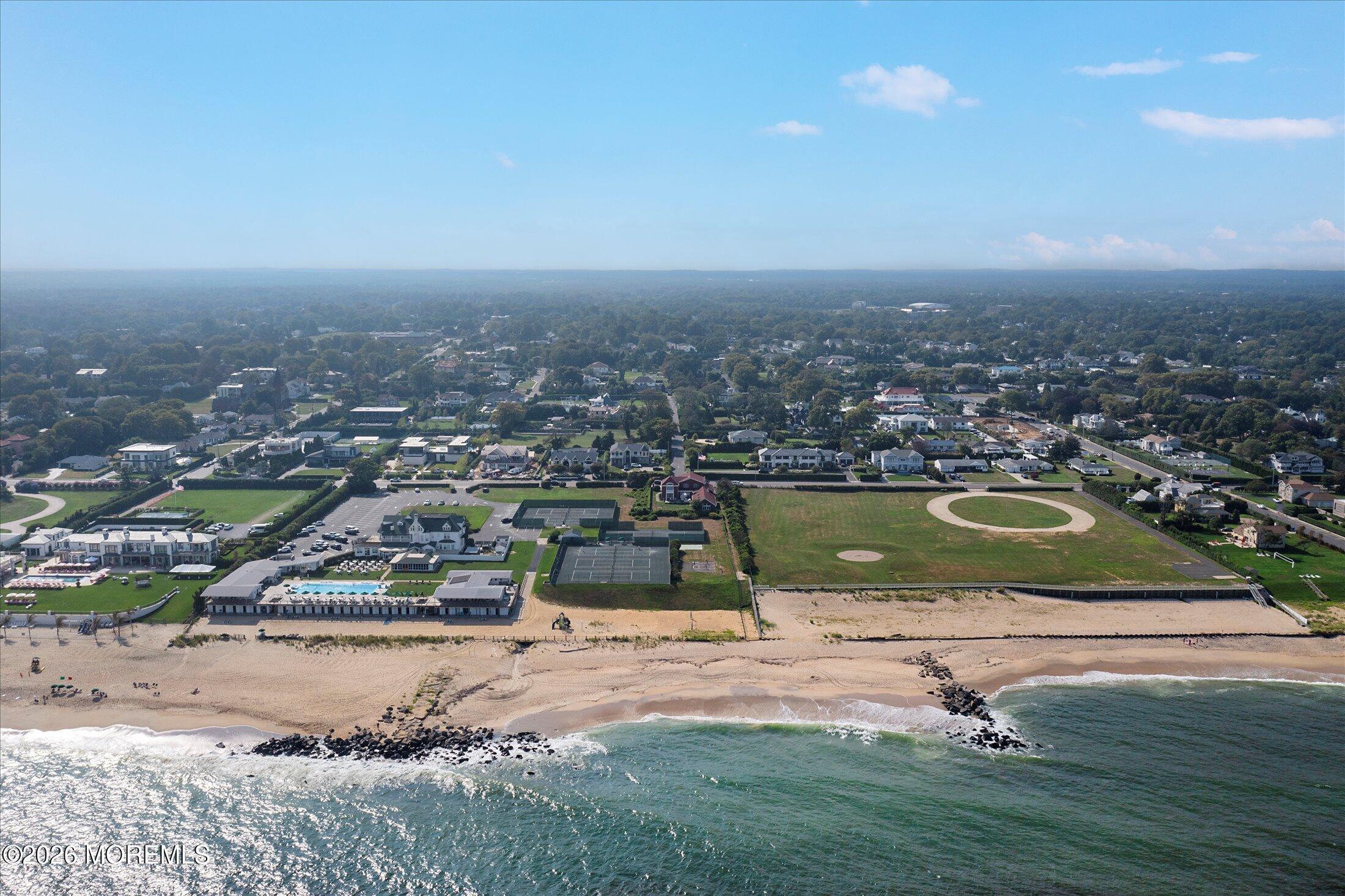 55 Brighton Avenue, Unit 4 Long Branch, NJ 07740 - Photo 34 of 36 an aerial view of a house with a ocean view
