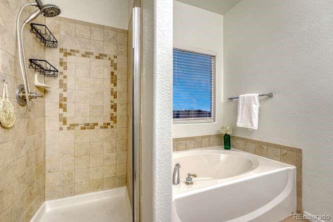 12365 Point Reyes Drive Peyton, CO 80831 - Photo 24 of 44 a bath tub sitting next to a shower