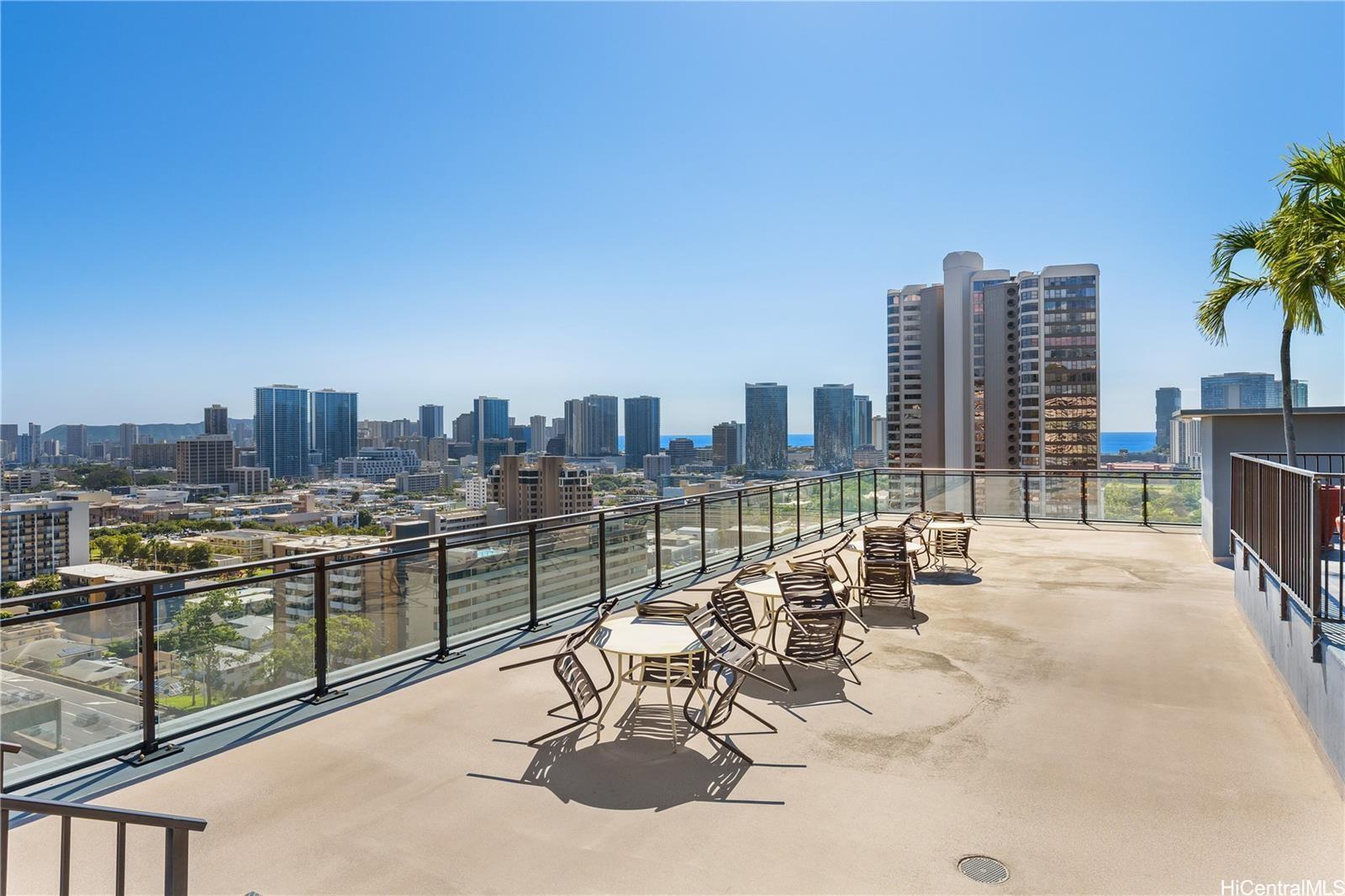 1415 Victoria Street, Unit 906 Honolulu, HI 96822 - Photo 5 of 16 a view of balcony with city view