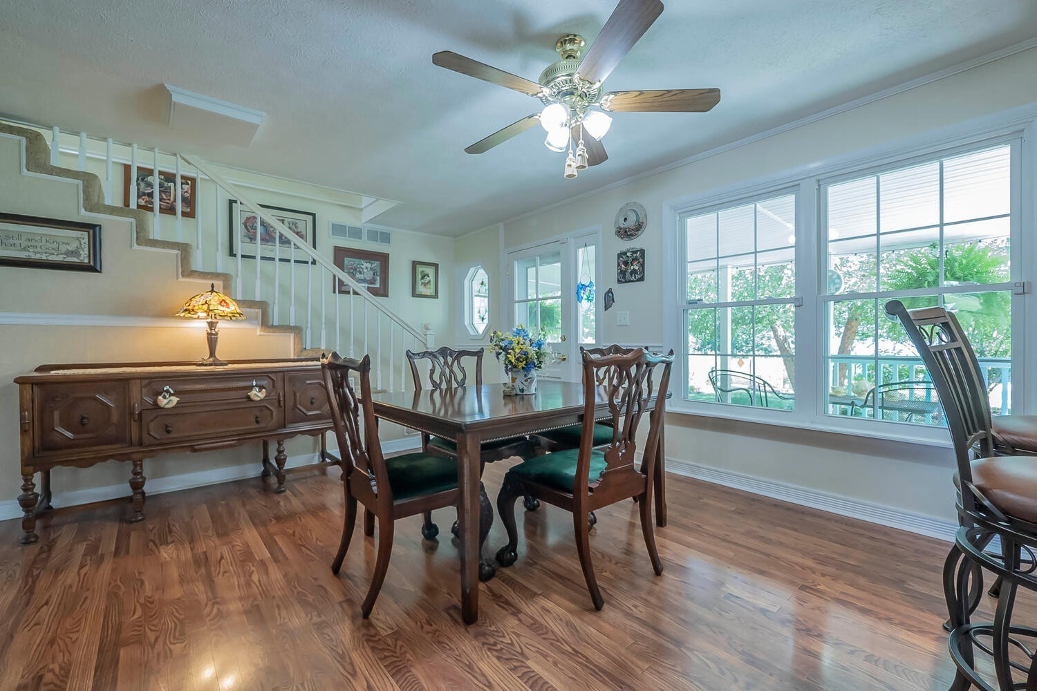 1345 Cowan Road Dickson, TN 37055 - Photo 17 of 68 a view of a dining room with furniture window and wooden floor