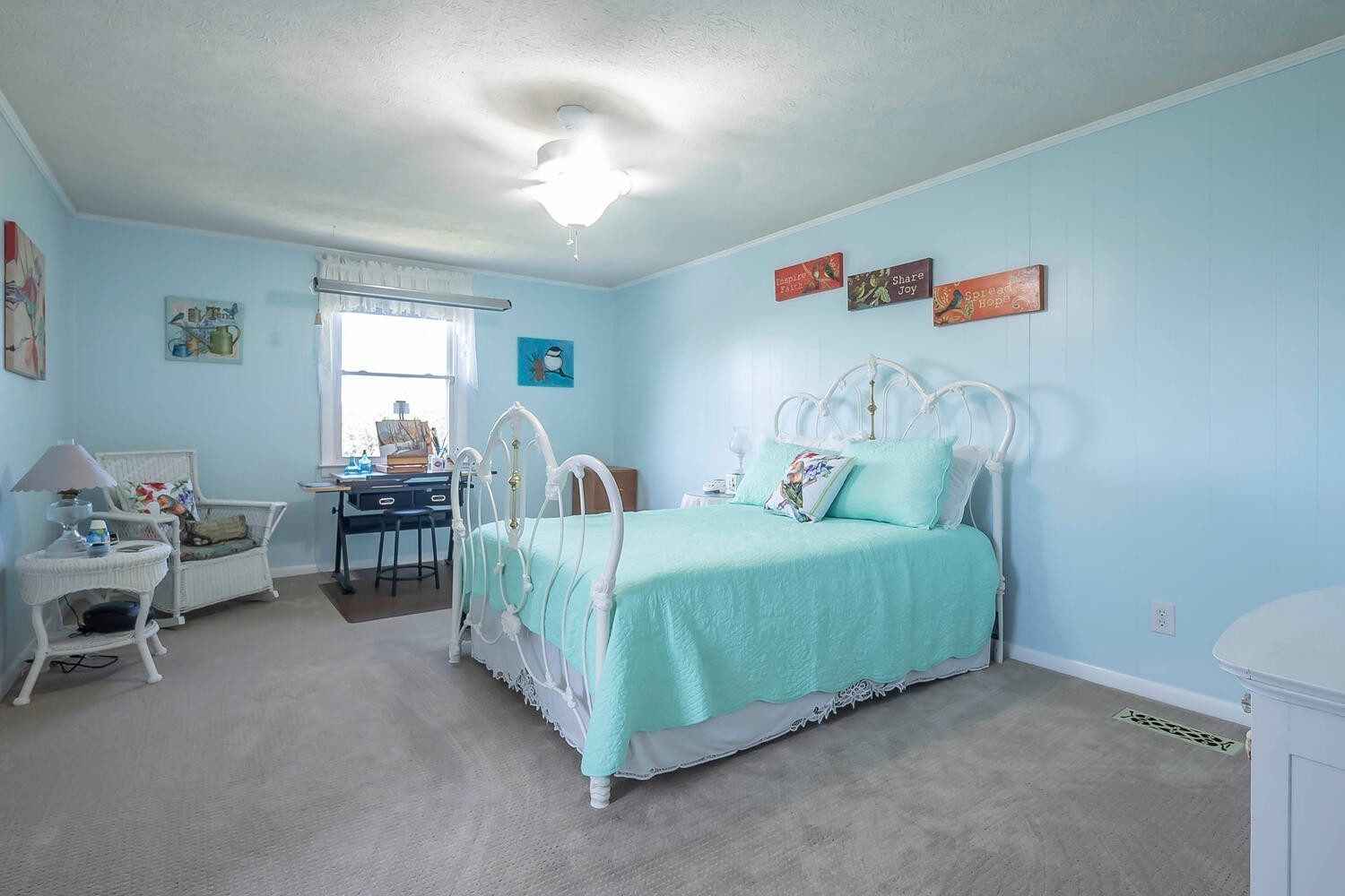 1345 Cowan Road Dickson, TN 37055 - Photo 30 of 68 a bedroom with a bed and a window