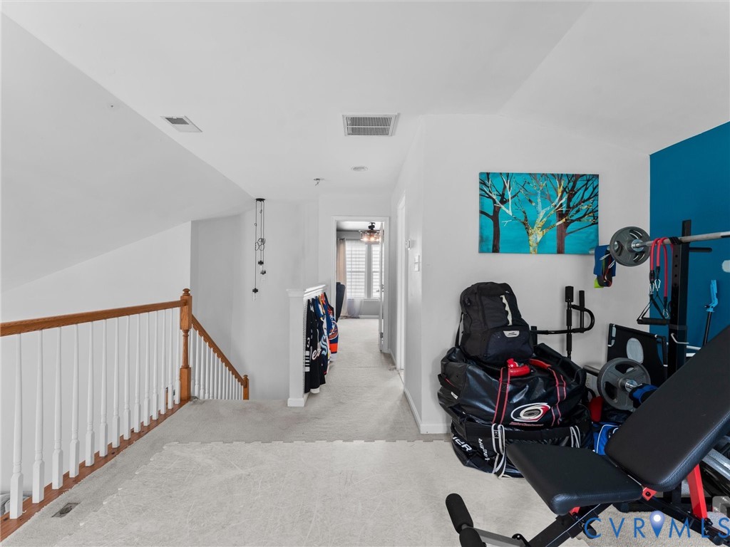 7434 South Franklins Way Quinton, VA 23141 - Photo 23 of 31 Upper-level landing featuring light-colored carpet