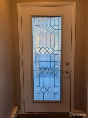 a view of a front door