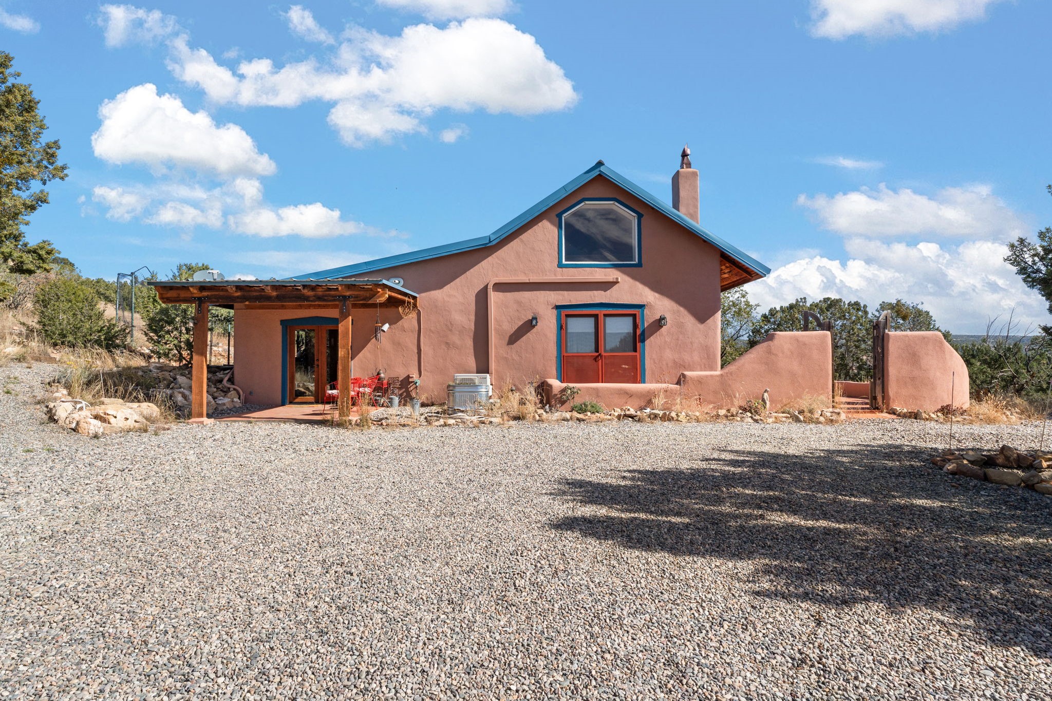 25 A Lime Kiln Road Lamy, NM 87540 - Photo 1 of 1 Front approach