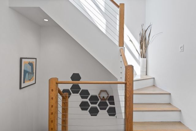 a view of entryway with a front door