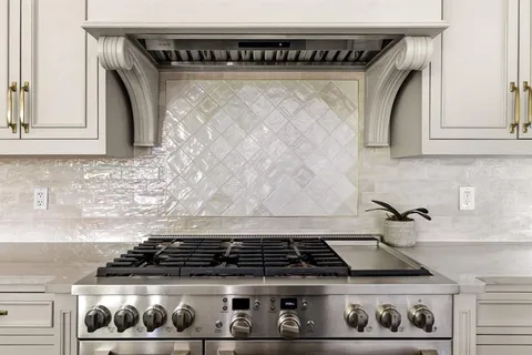 a close view of a stove