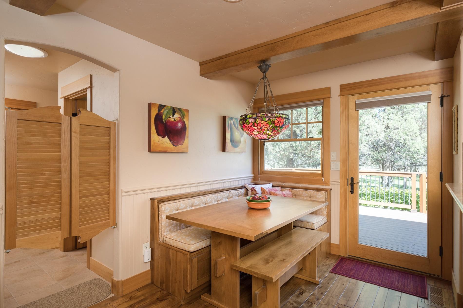 64980 Gerking Market Road Bend, OR 97703 - Photo 14 of 35 Built in bench was also made by the cabinet maker.