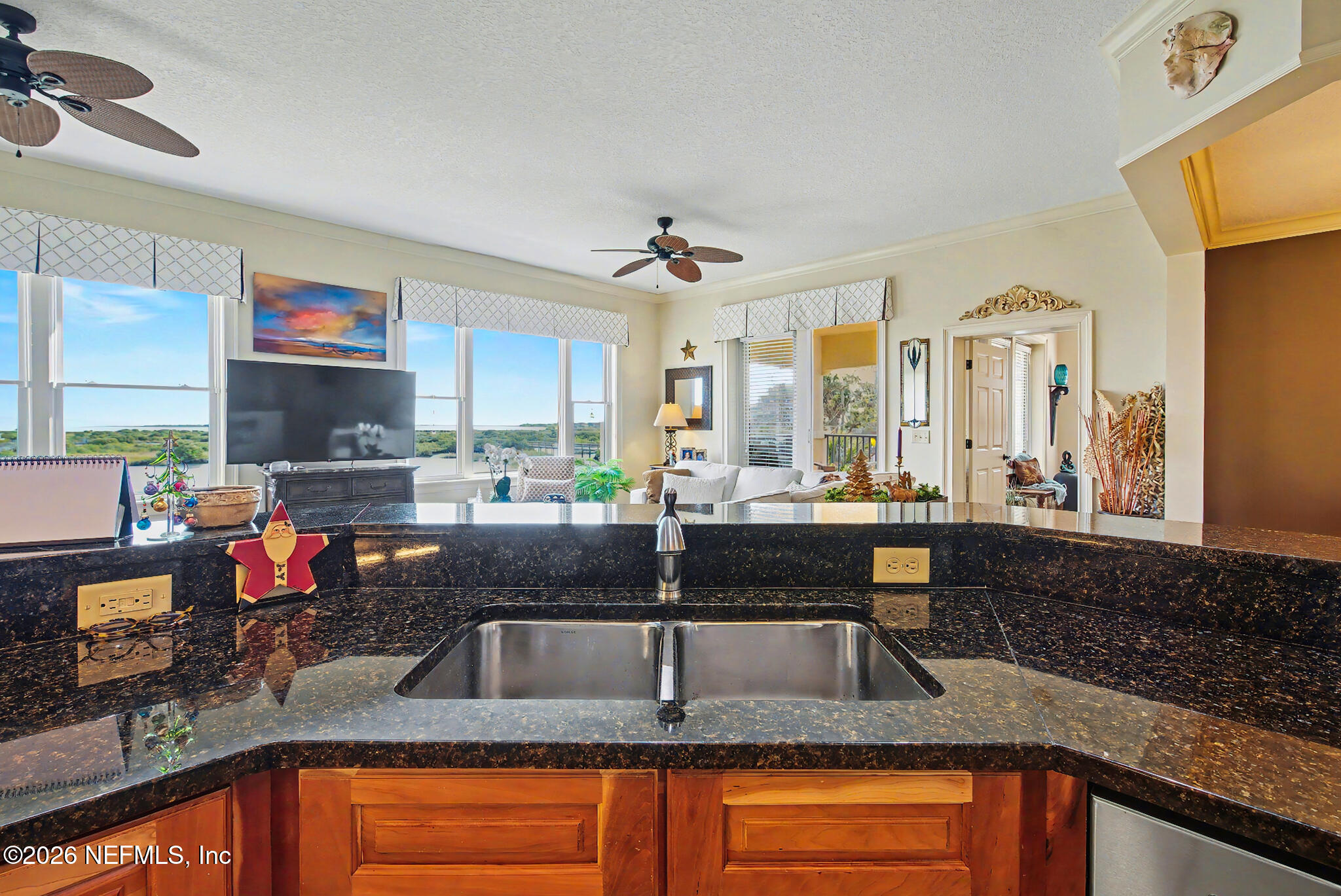 1 Radio Road, Unit 203 St. Augustine, FL 32084 - Photo 6 of 49 Open Kitchen to Living Area & View