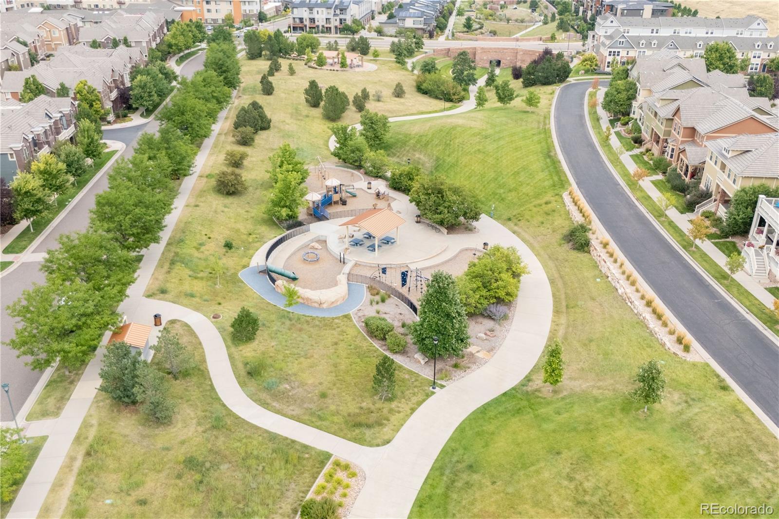 10281 Bellwether Lane Lone Tree, CO 80124 - Photo 39 of 47 an aerial view of a swimming pool