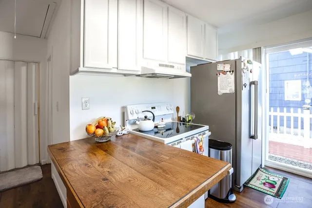 a room with storage and utility