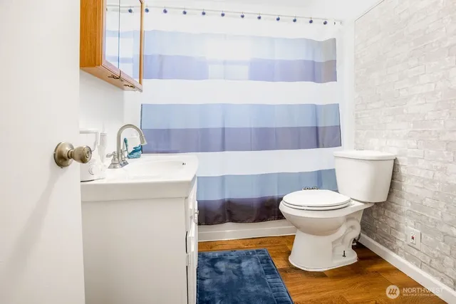 a bathroom with a sink and a toilet