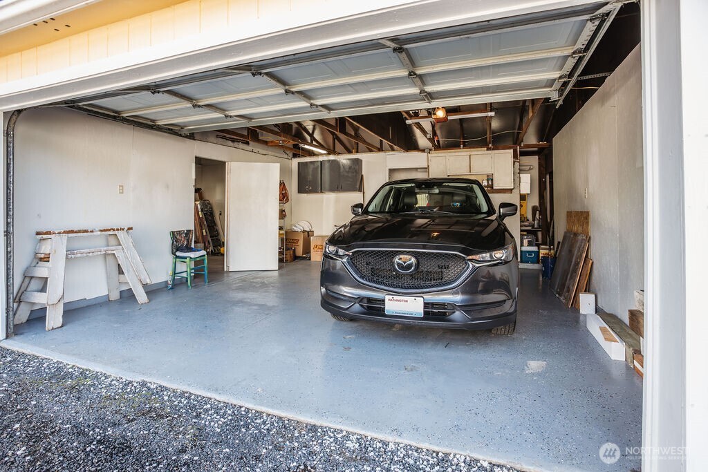 404 Jackson Street Ryderwood, WA 98581 - Photo 7 of 27 a car parked in garage