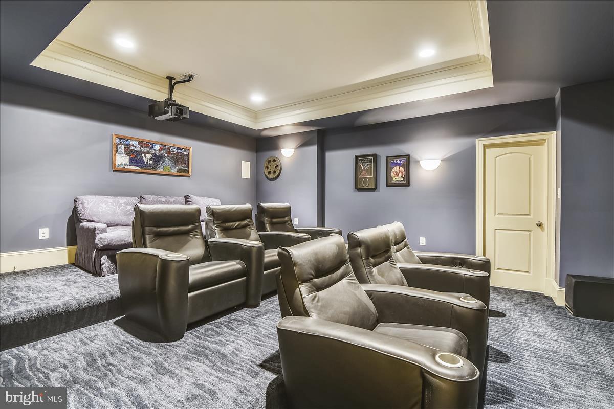 12056 Open Run Road Ellicott City, MD 21042 - Photo 73 of 114 Private theater with seating for a minimum of 9