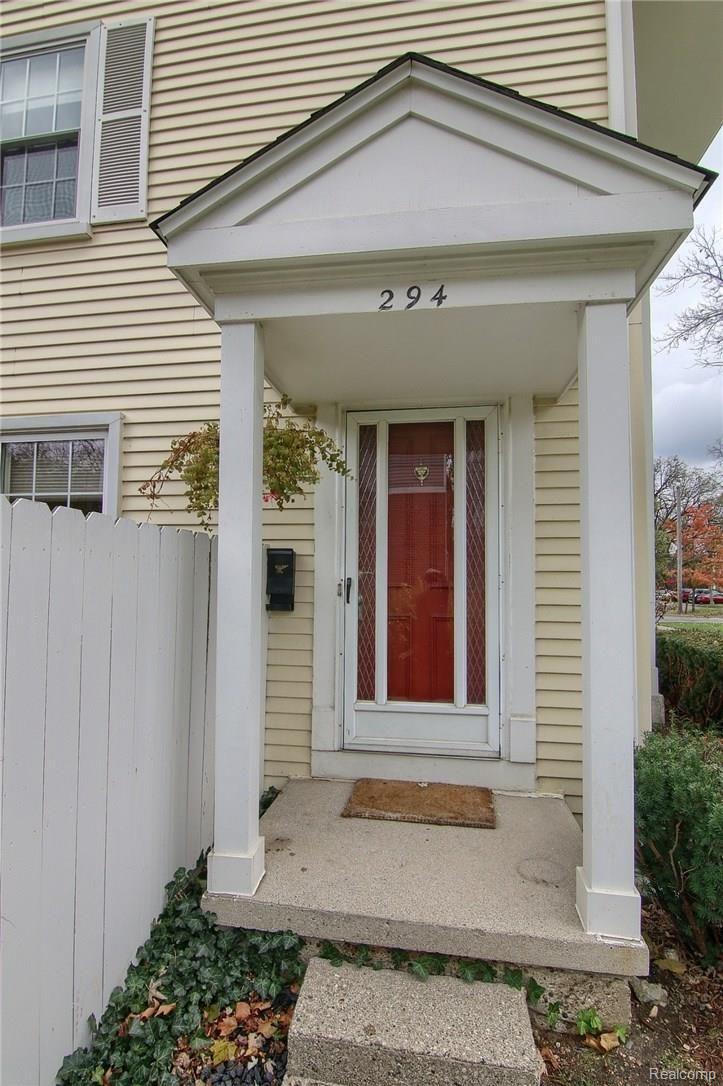 294 1st Street Rochester, MI 48307 - Photo 2 of 24 Inviting Front Entrance