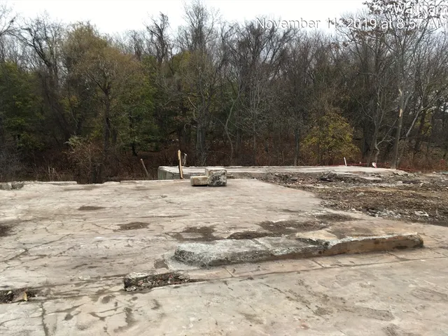 a view of road with trees