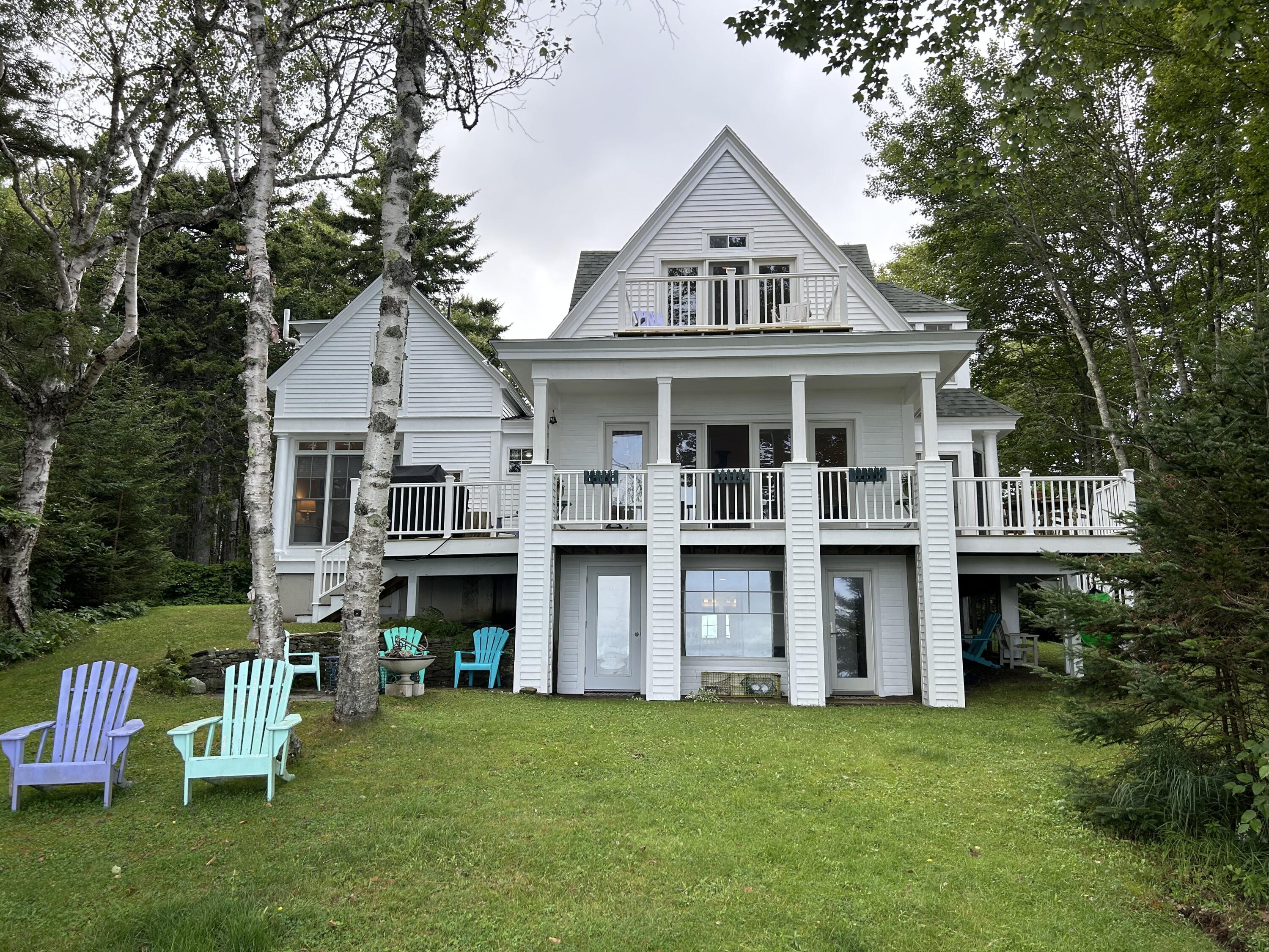 301 Paul Bunyan Road Corea, ME 04624 - Photo 2 of 35 Ext from ocean side