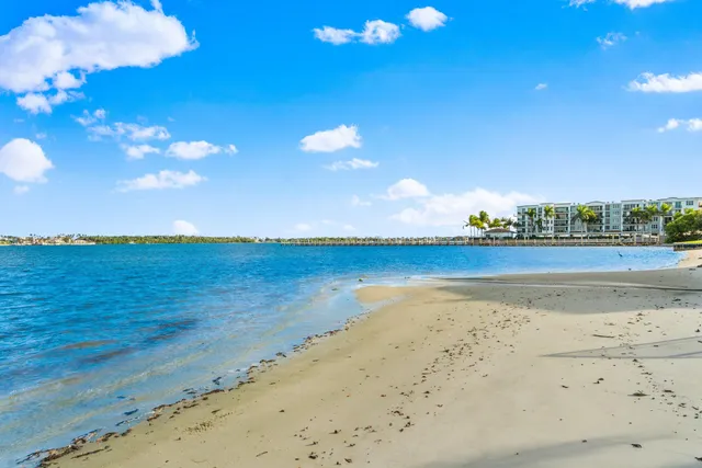 a view of an ocean beach