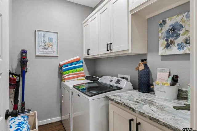 a room with storage and utility