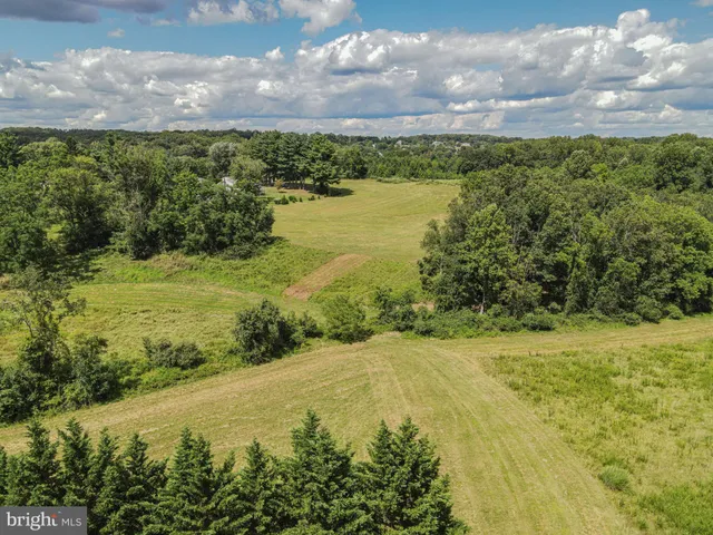a view of a lake with a city