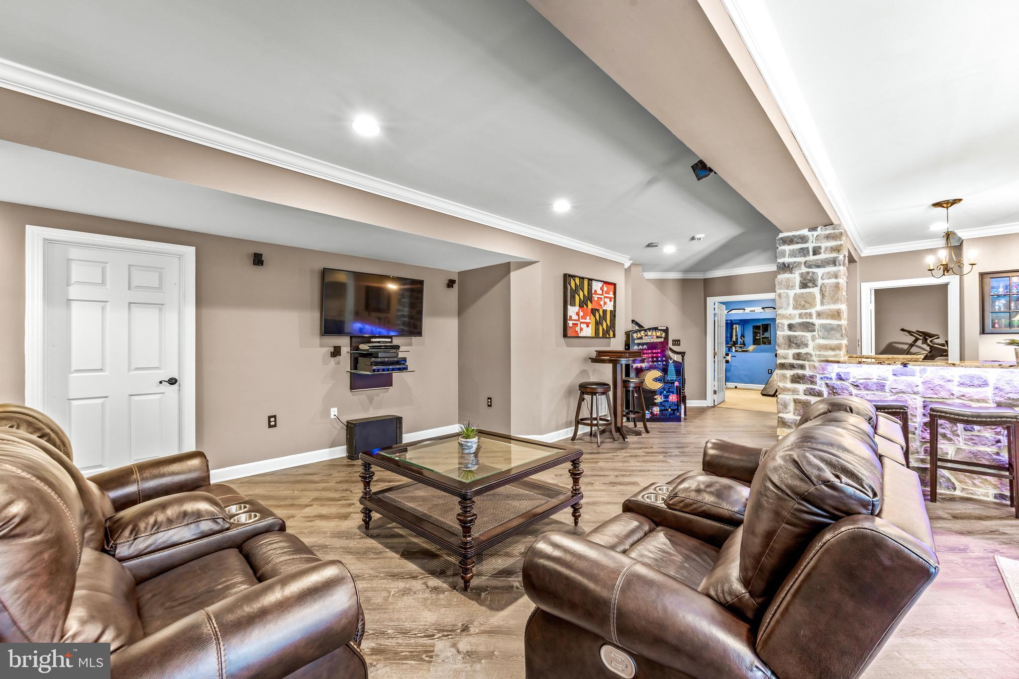 1703 Lake Forest Drive Finksburg, MD 21048 - Photo 52 of 82 a living room with furniture and a flat screen tv