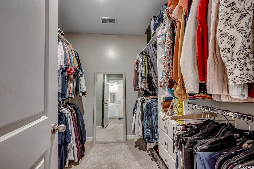 777 Woodland Farms Circle Aynor, SC 29511 - Photo 18 of 31 Spacious closet featuring visible vents and carpet flooring