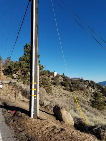 a view of a road from a balcony