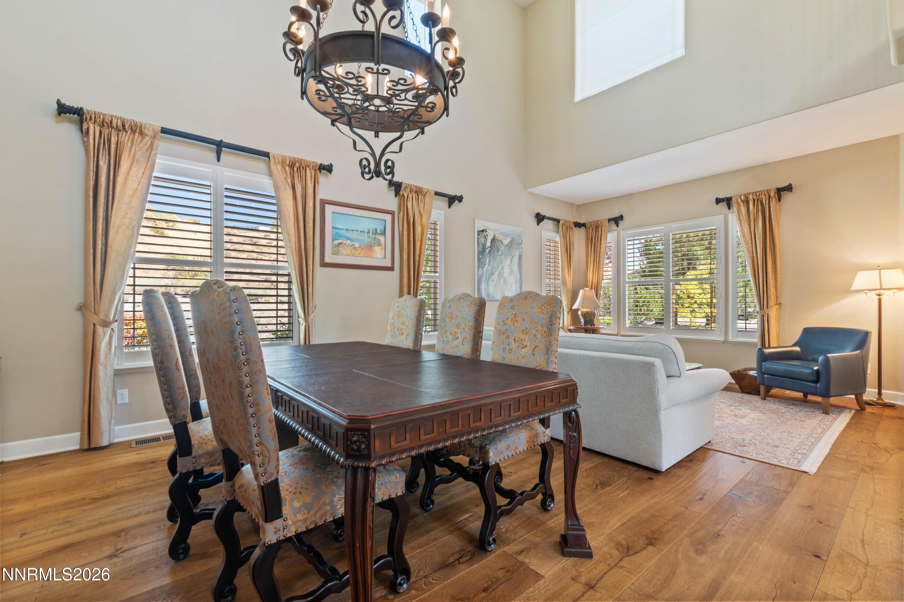 2395 Ridge Field Trail Reno, NV 89523 - Photo 6 of 44 a view of a dining room with furniture window and wooden floor