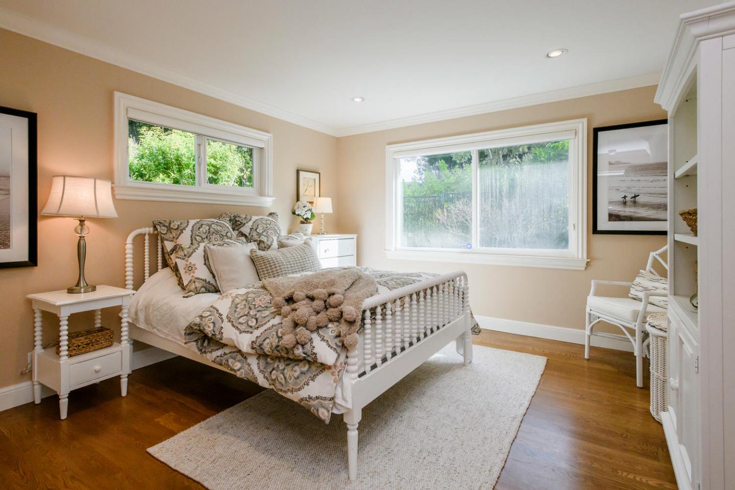 2950 Summit Drive Hillsborough, CA 94010 - Photo 10 of 27 a bedroom with a bed and a window