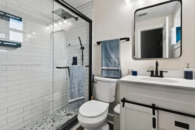 a living room with a couch and a table