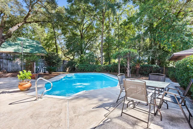 a view of a room with wooden walls