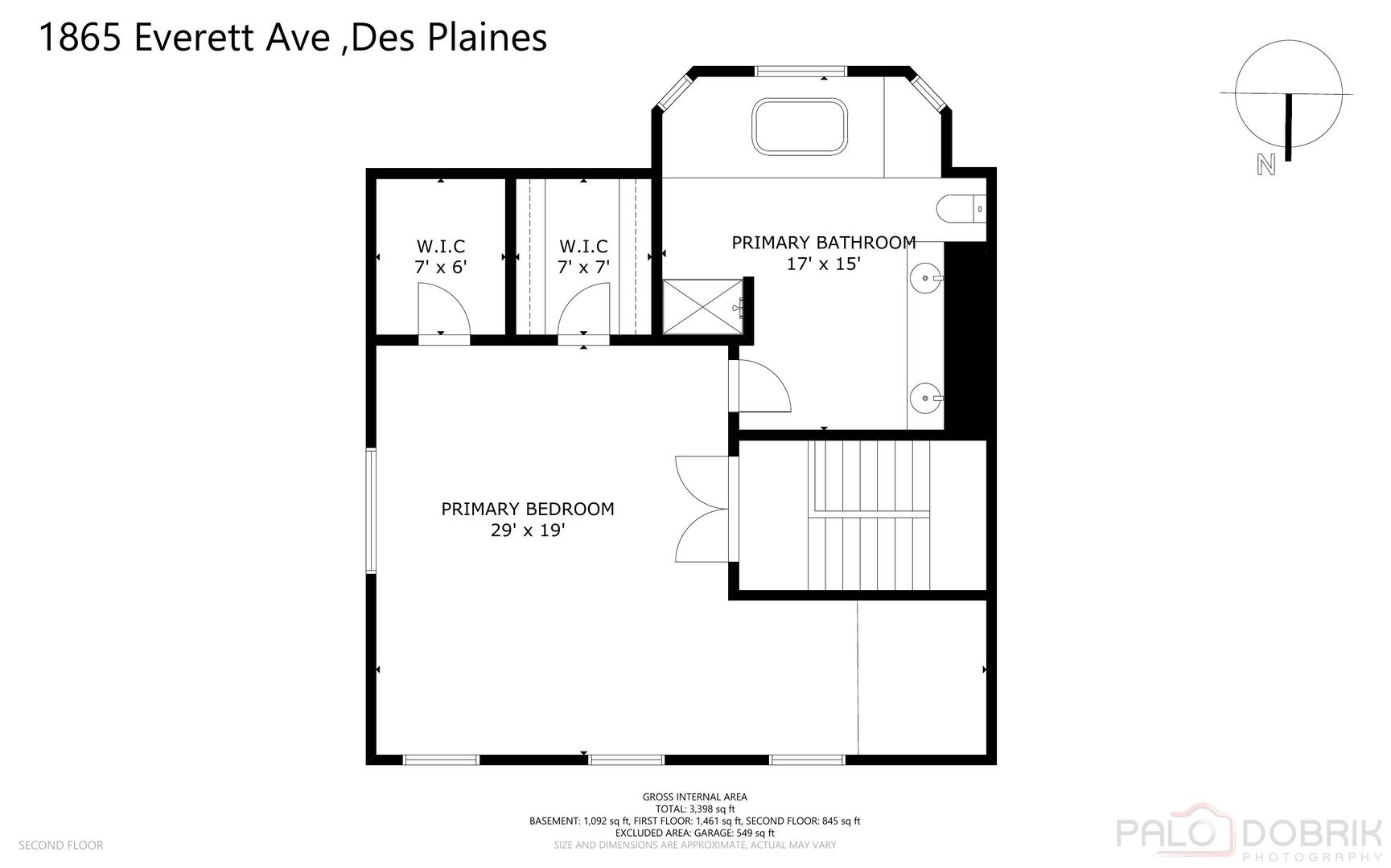 1865 Everett Avenue Des Plaines, IL 60018 - Photo 36 of 38 a picture of a bench in front of a door