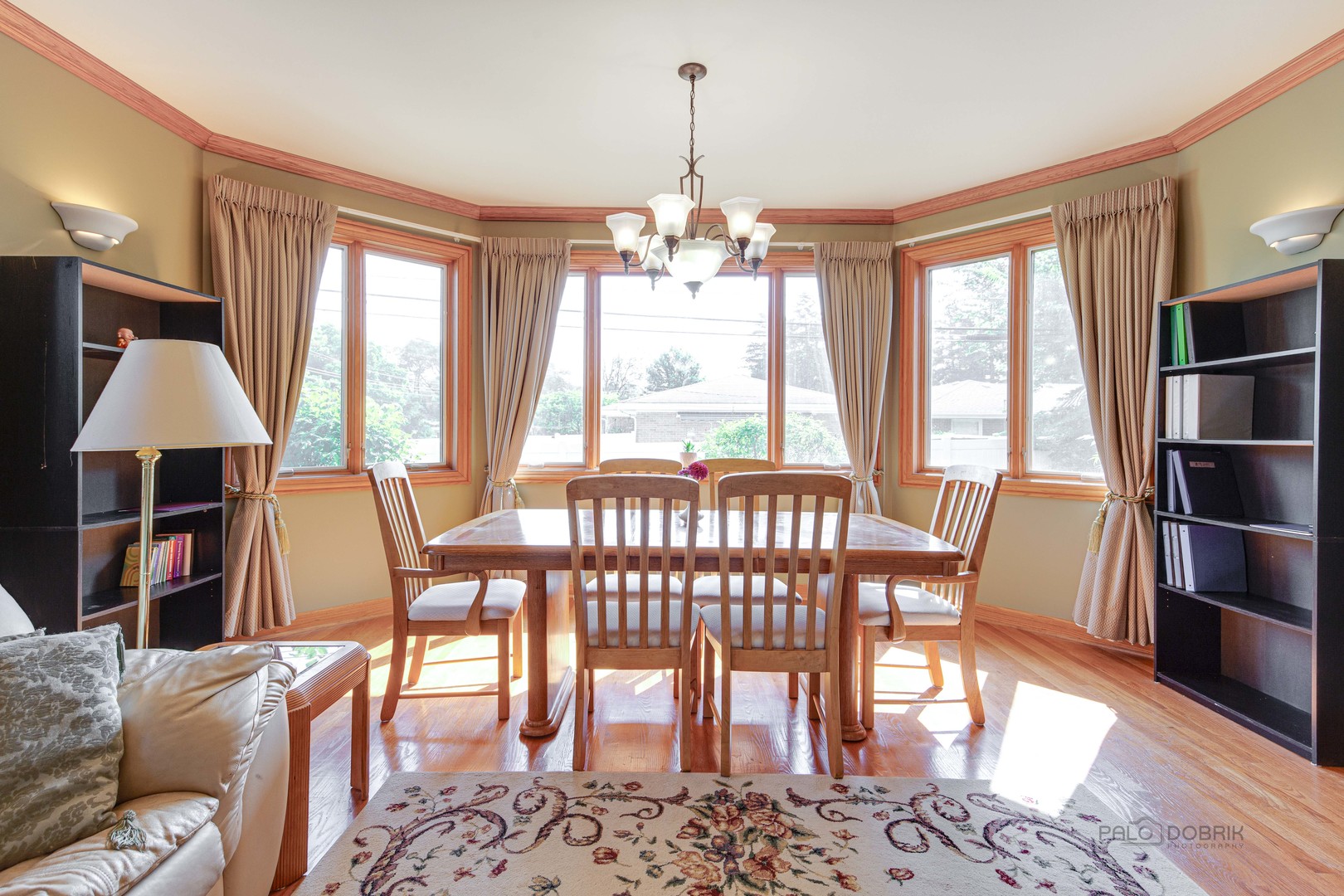 1865 Everett Avenue Des Plaines, IL 60018 - Photo 9 of 38 a view of a dining room with furniture window and wooden floor