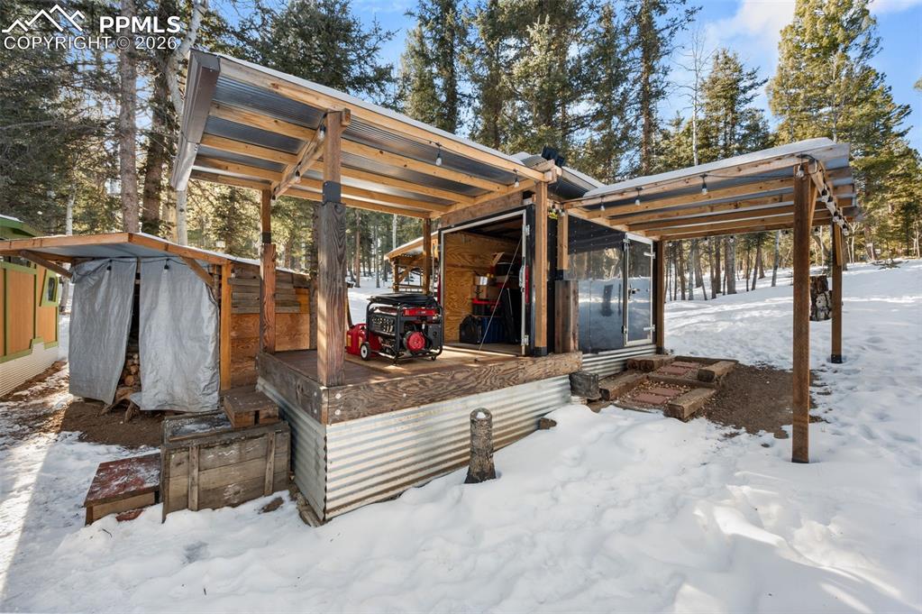 267 Kutsu Ridge Road Florissant, CO 80816 - Photo 18 of 26 a view of outdoor space and deck