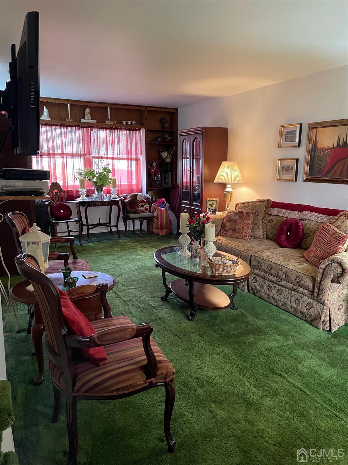 46 Gramercy Road Old Bridge, NJ 08857 - Photo 14 of 27 Spacious Living room, has custom built in cabinetry around window